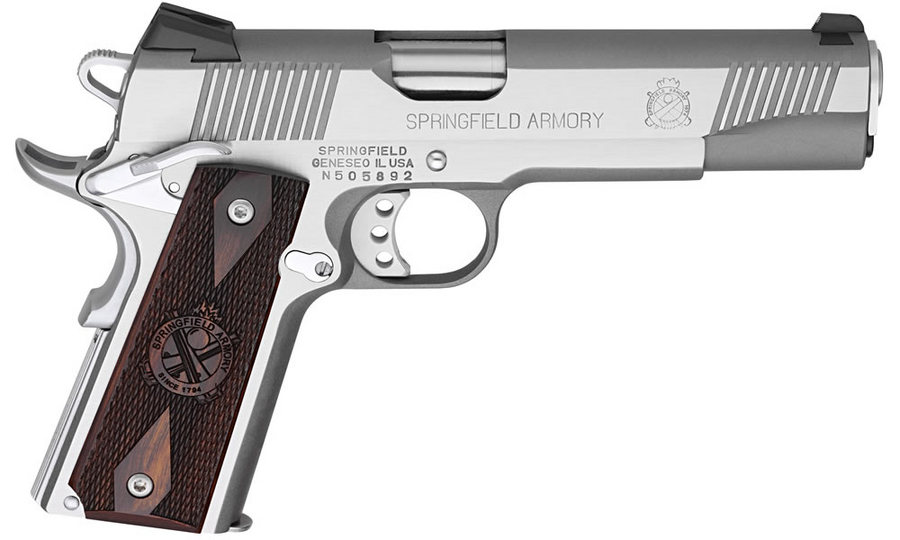 Springfield 1911 Loaded 45ACP Stainless Steel