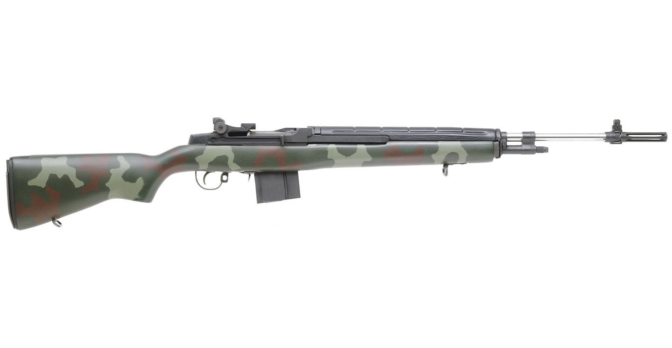Springfield M1A Super Match 308 with McMillan Marine Corps Camo Stock and Douglas Heavy Matc