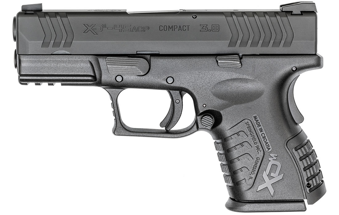 Springfield XDM 45ACP 3.8 Compact Black Compliant Essentials Model